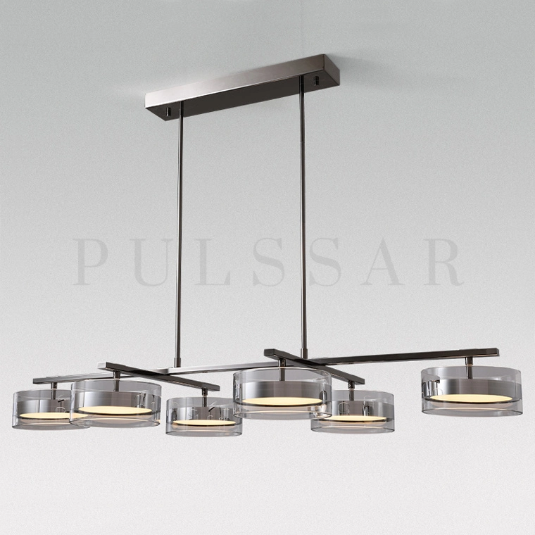 Реечная люстра SHIBA LONG