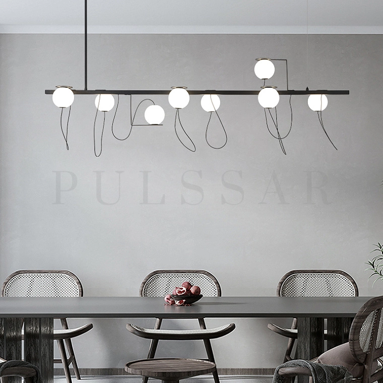 Реечная люстра HAUKUR LONG