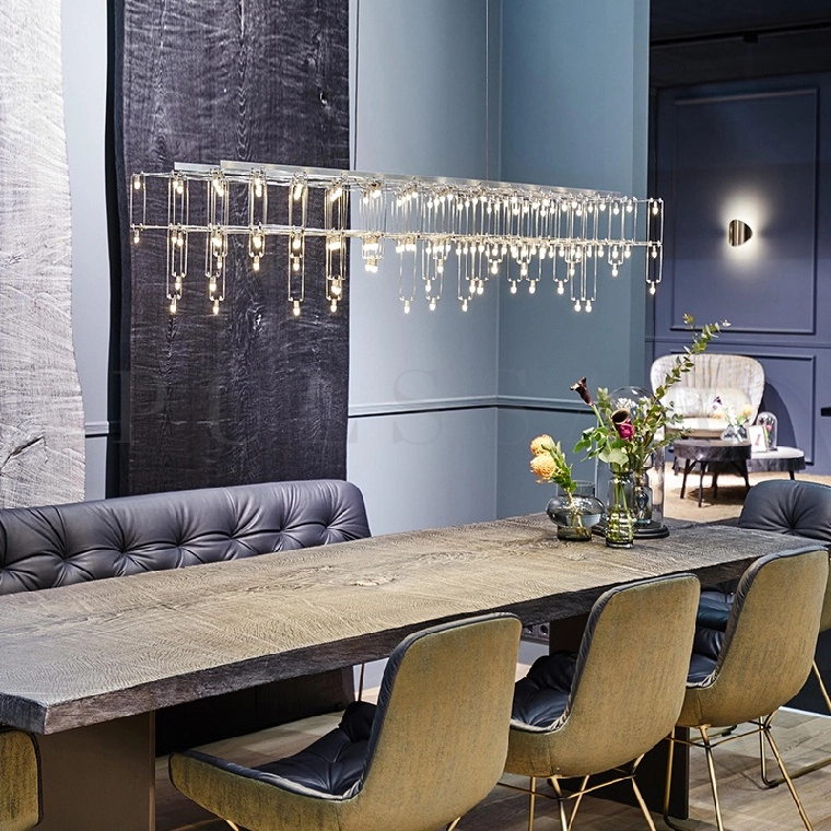 Реечная люстра SELENA