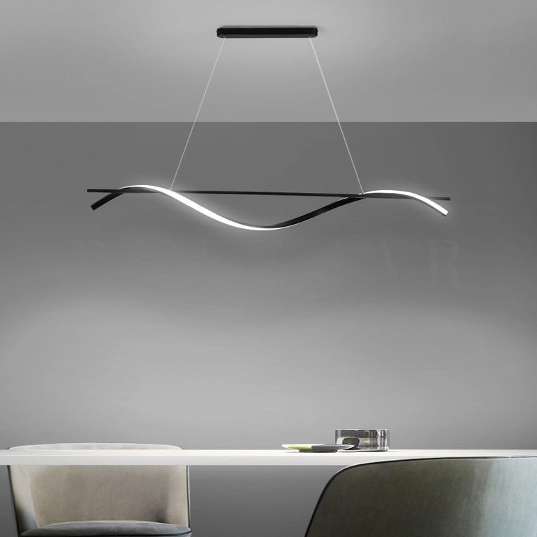 Реечная люстра HELICON