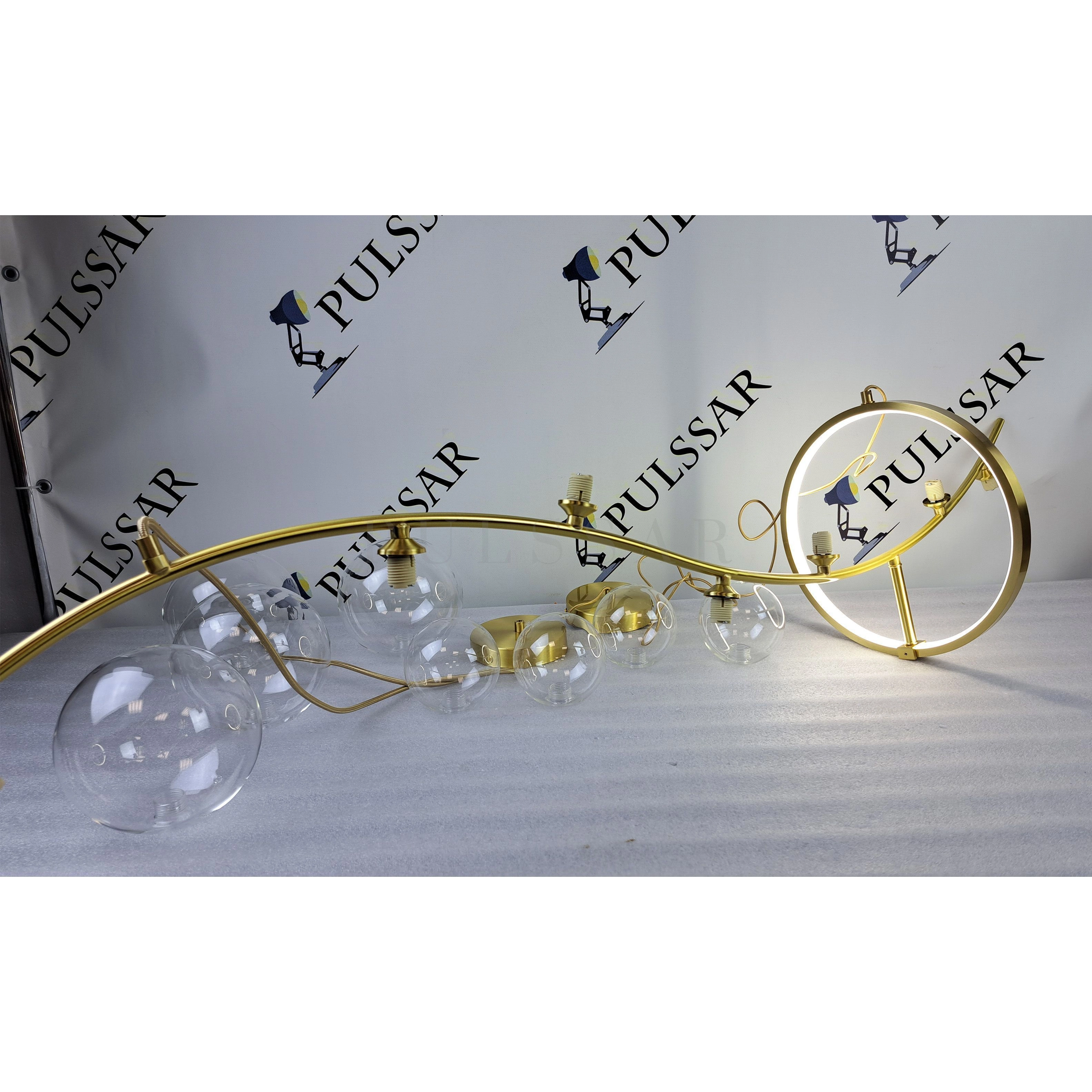 Реечная люстра MELODY WAVE