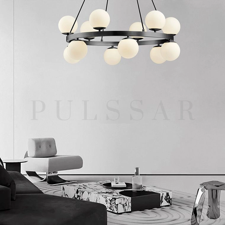 Кольцевая люстра SANNE BLACK