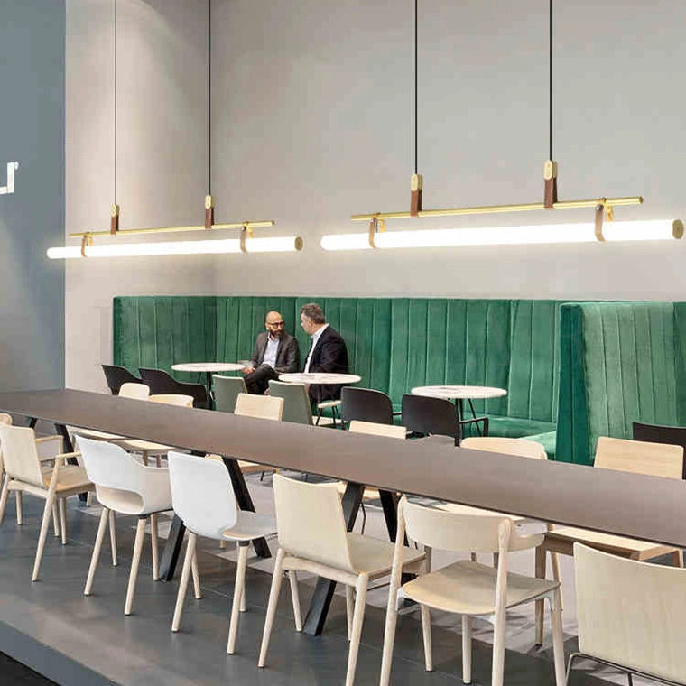 Реечная люстра HARALD