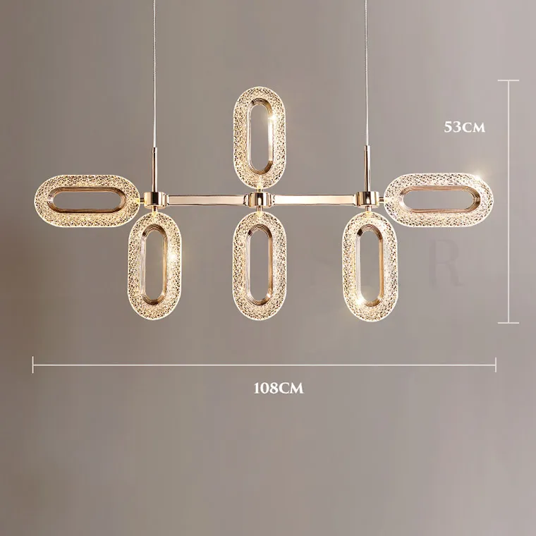 Реечная люстра KEZIA LONG