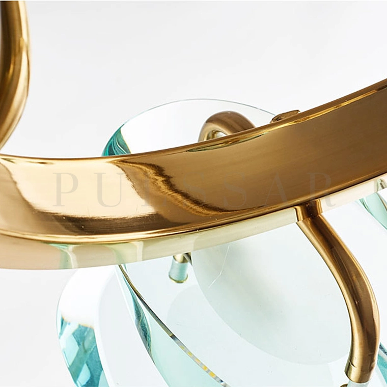 Кольцевая люстра AQUAMARINE