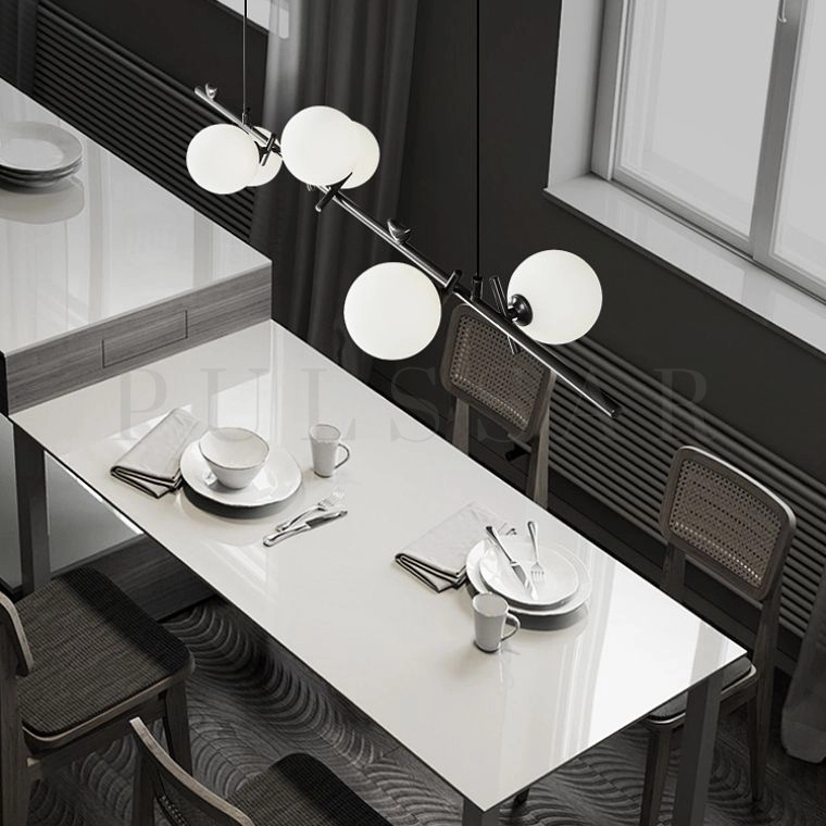 Реечная люстра KIRAN BLACK L