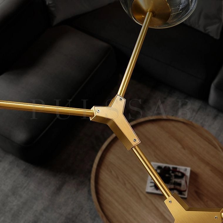 Подвесная люстра ADEL BRASS