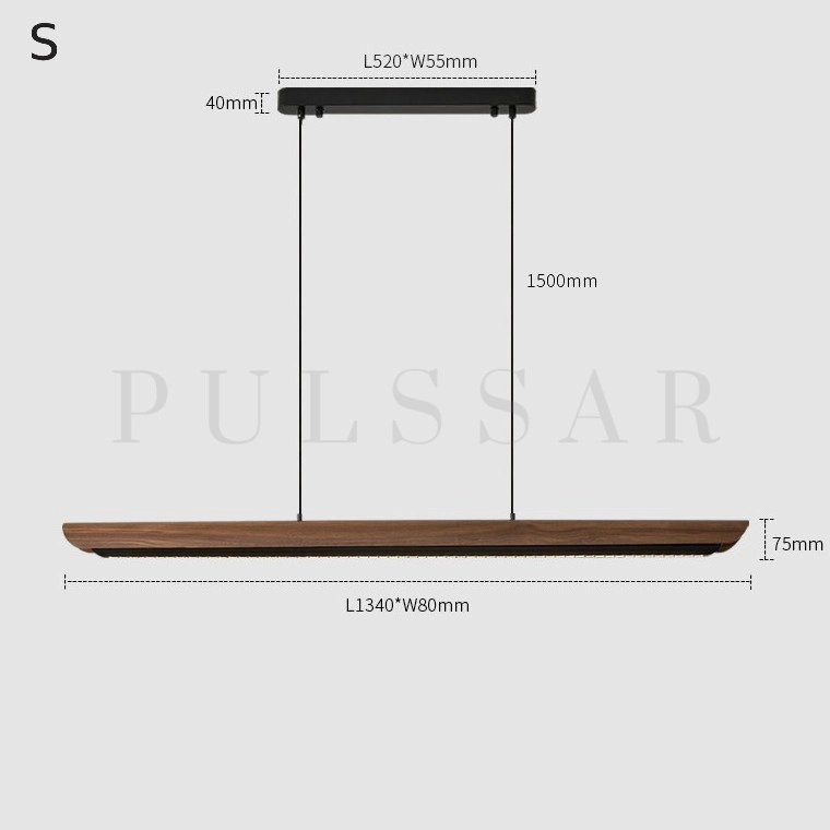 Реечная люстра TAURIEL