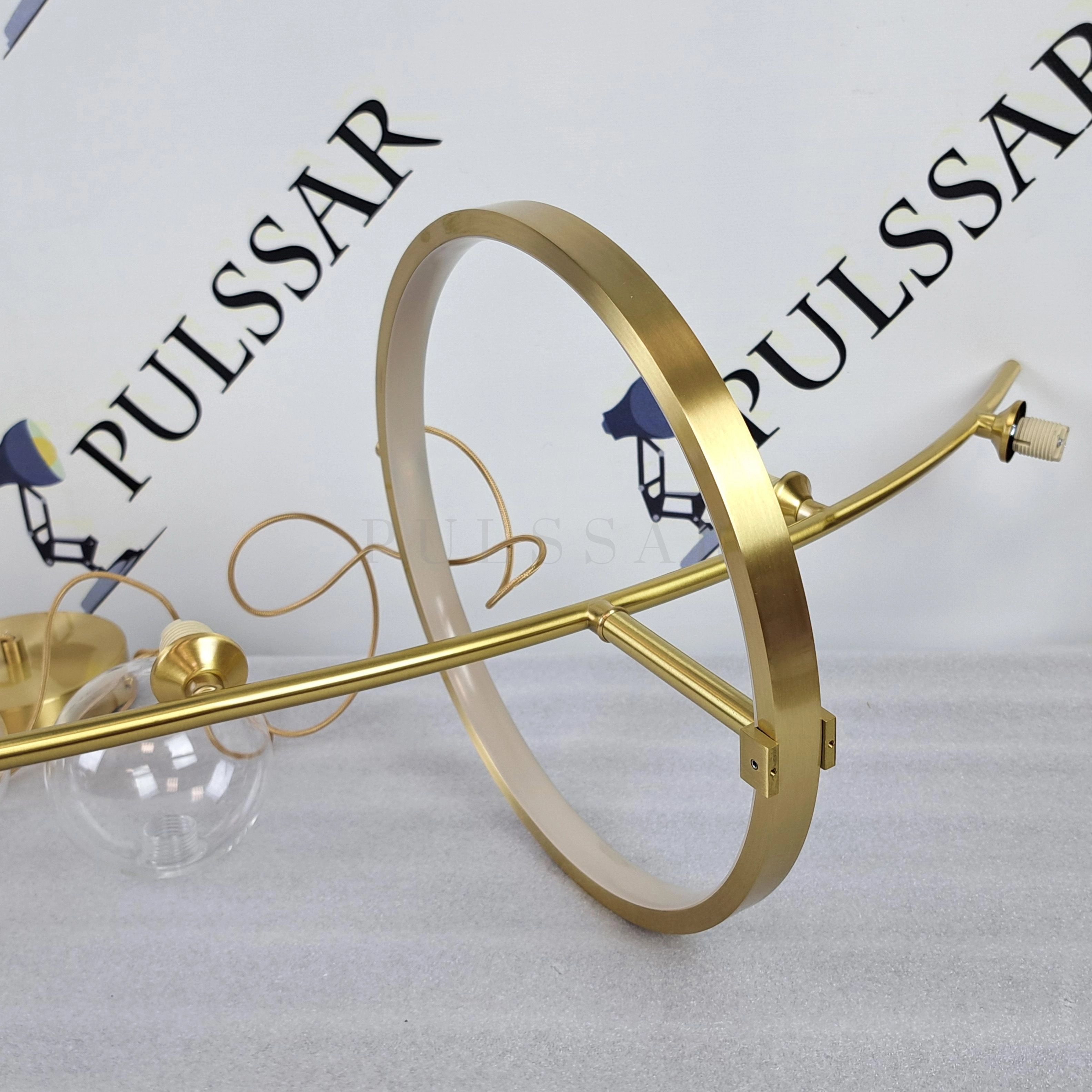 Реечная люстра MELODY WAVE