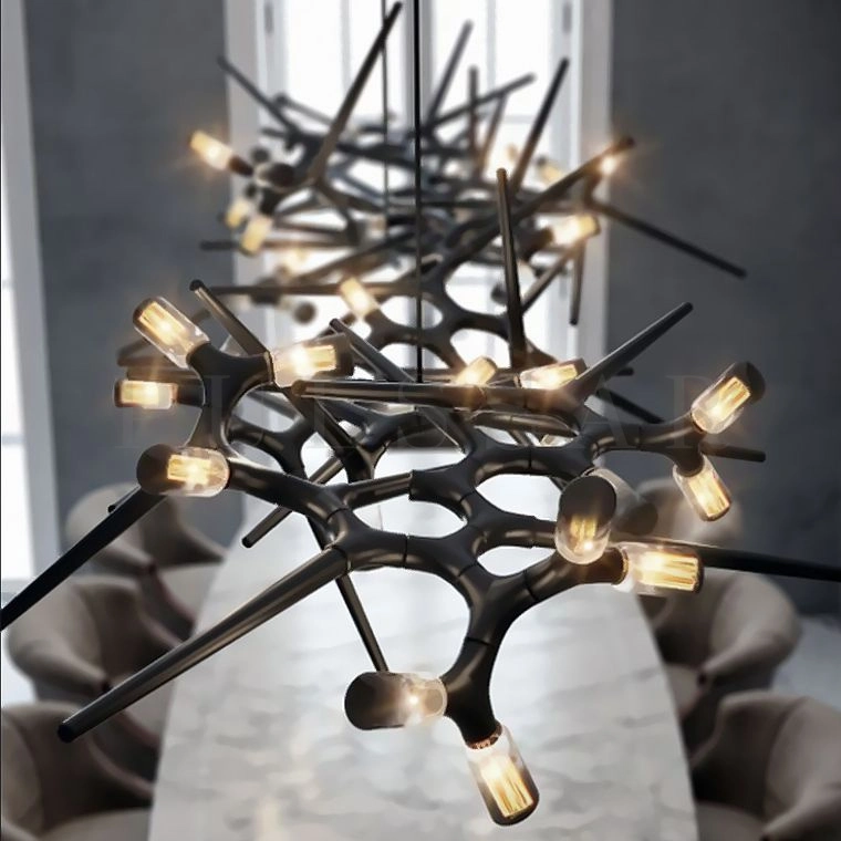 Реечная люстра NAKKAR