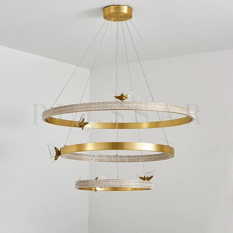 Кольцевая люстра PAPILLON RING MORE