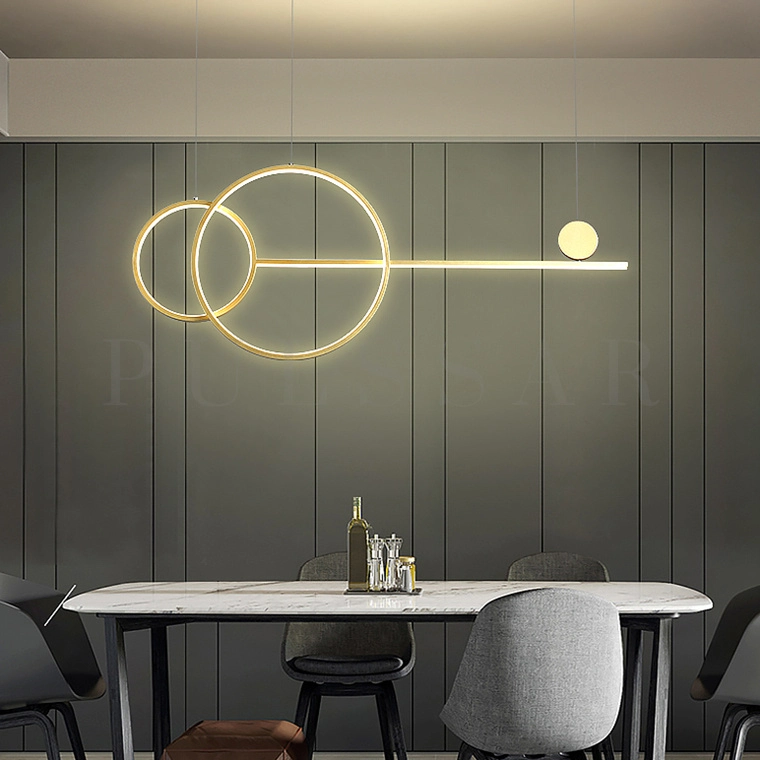 Реечная люстра GRATE