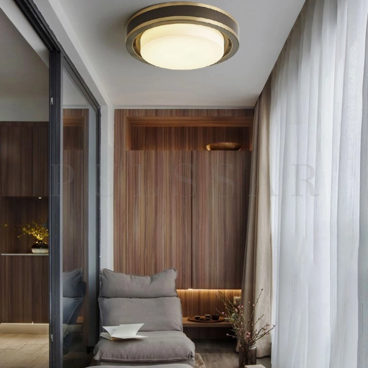 Потолочный светильник BUTTON BRASS