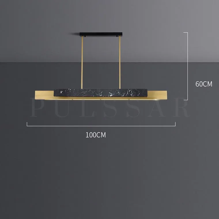 Реечная люстра MARSHA