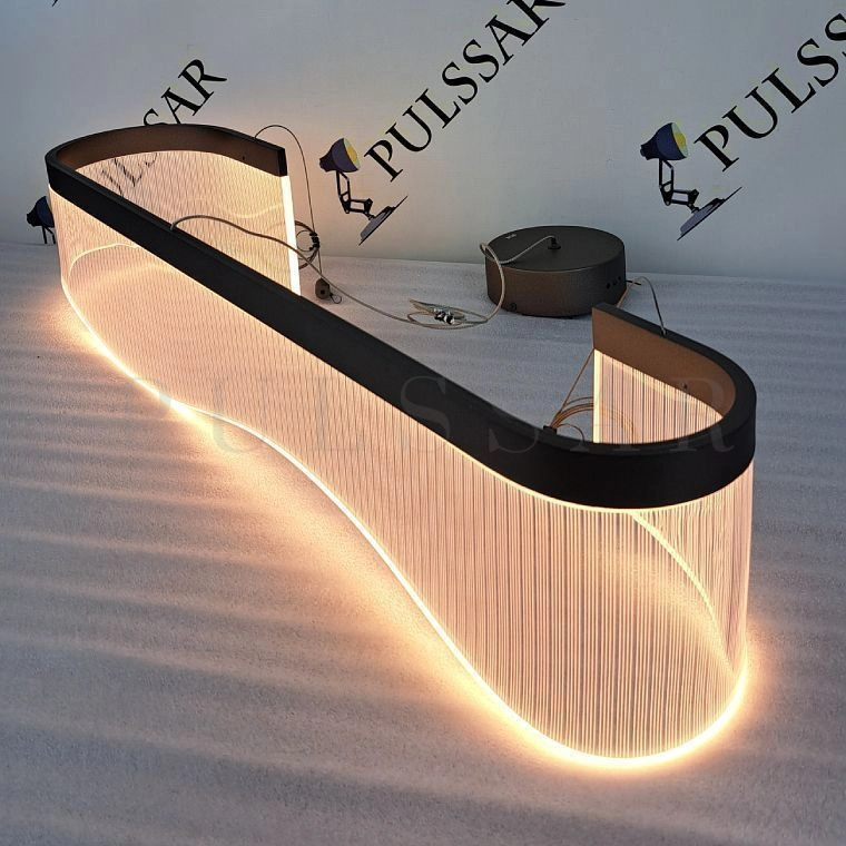 Реечная люстра DANELIUS