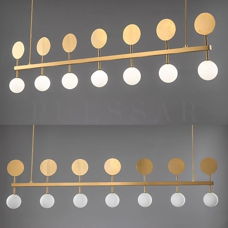 Реечная люстра SANTA LONG