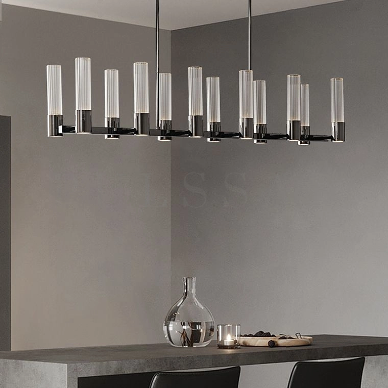 Реечная люстра TORVALD LONG