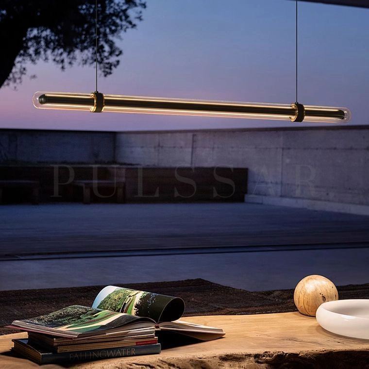 Реечная люстра TIME TUNNEL