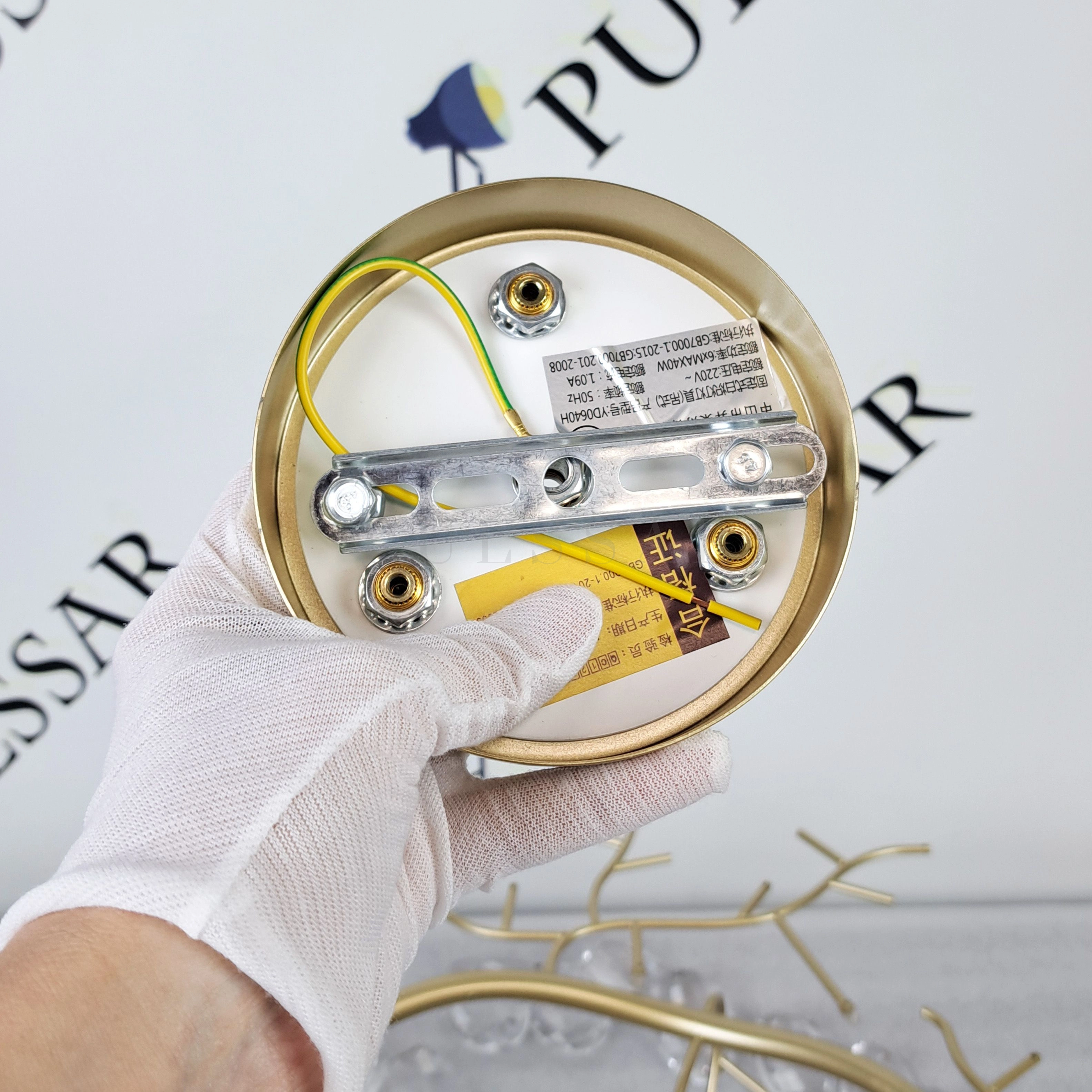 Кольцевая люстра CRISTALLIN