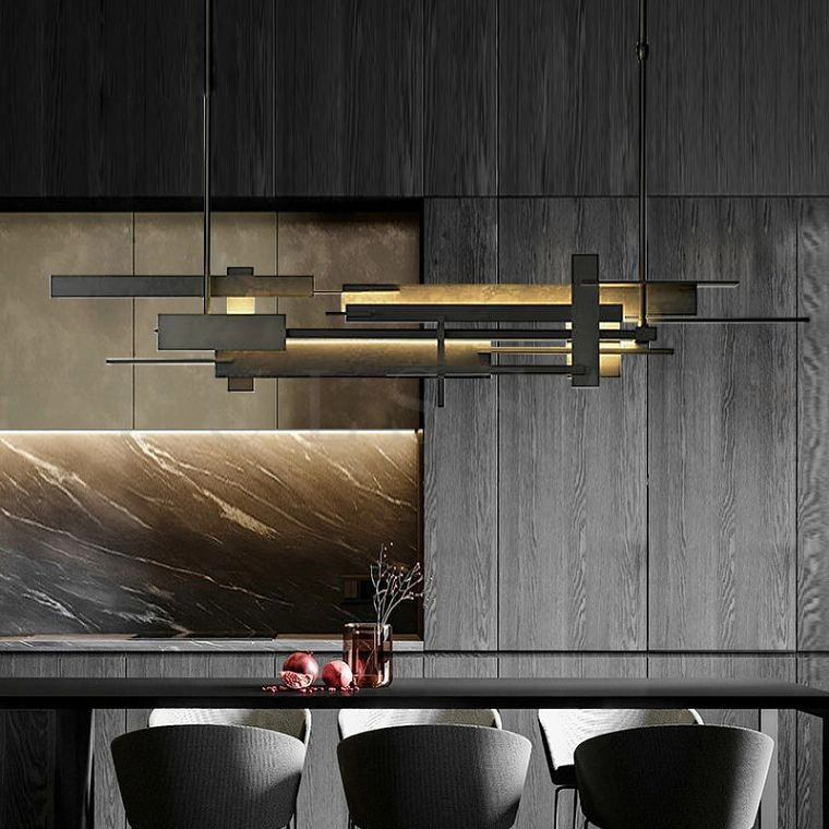 Реечная люстра SHAKTIS