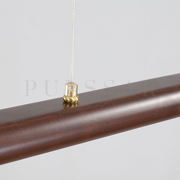 Реечная люстра RIVERA WOOD