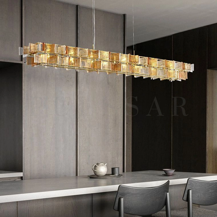 Реечная люстра DEXTER LONG