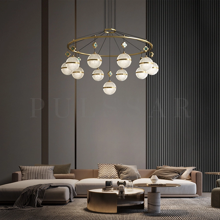 Кольцевая люстра LUARA CH