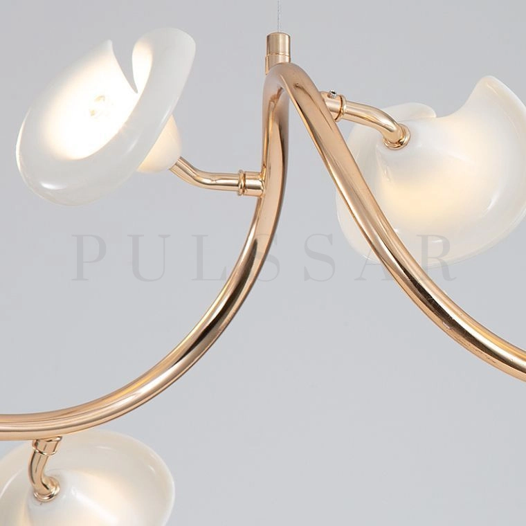 Реечная люстра JULY TURN LONG