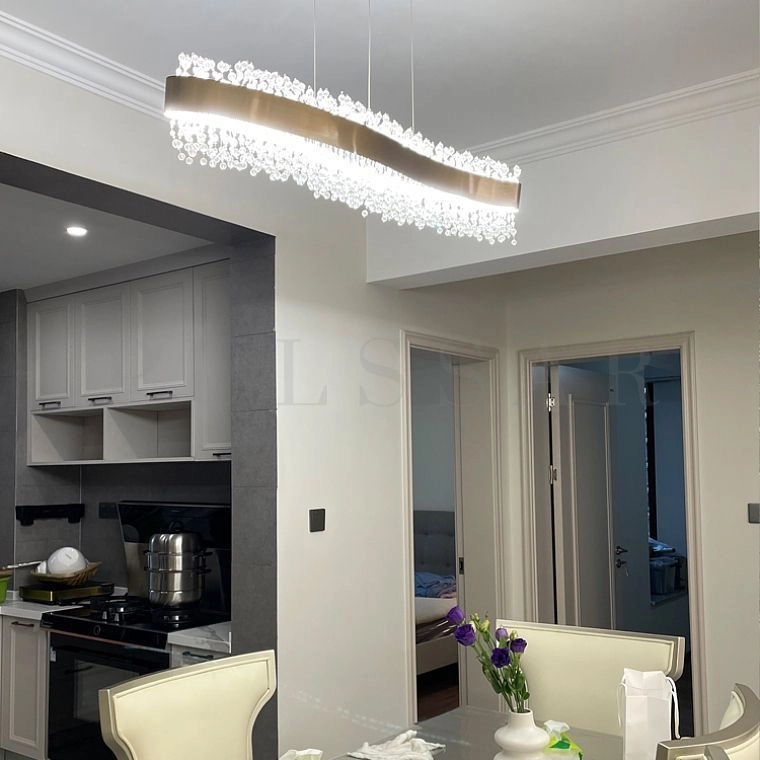 Реечная люстра LUSINE