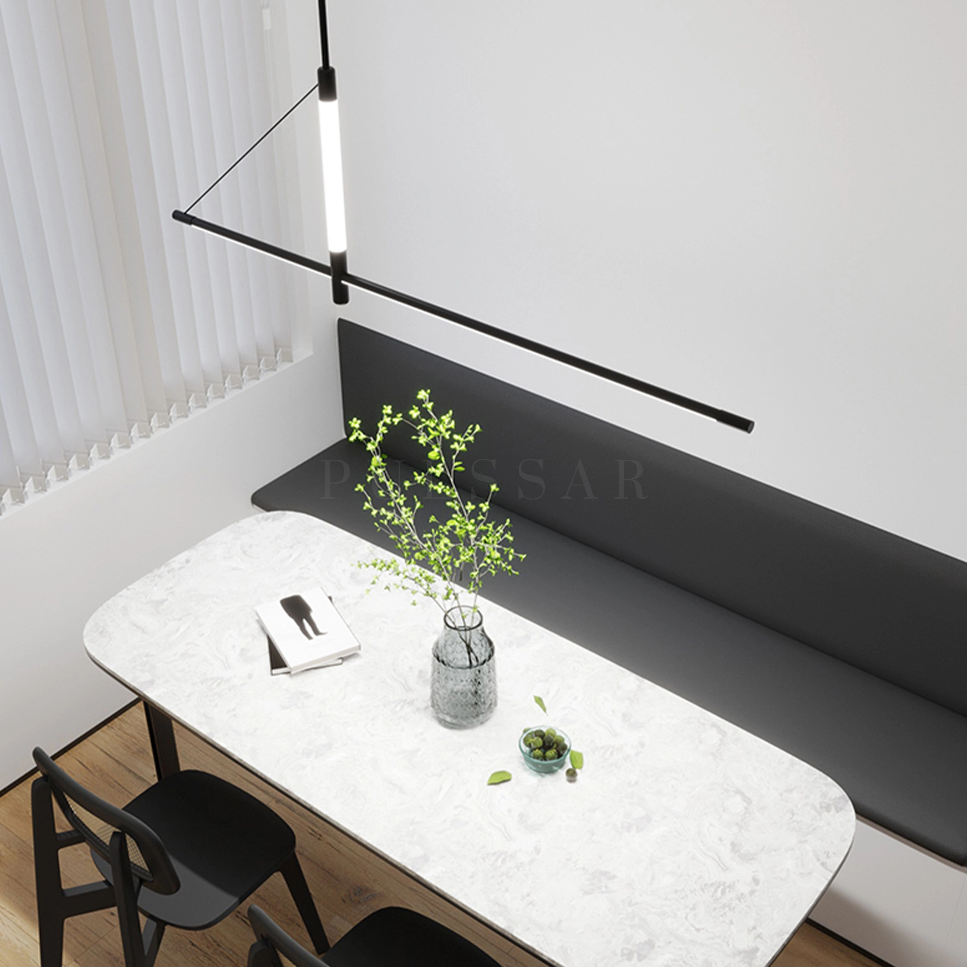 Реечная люстра REN