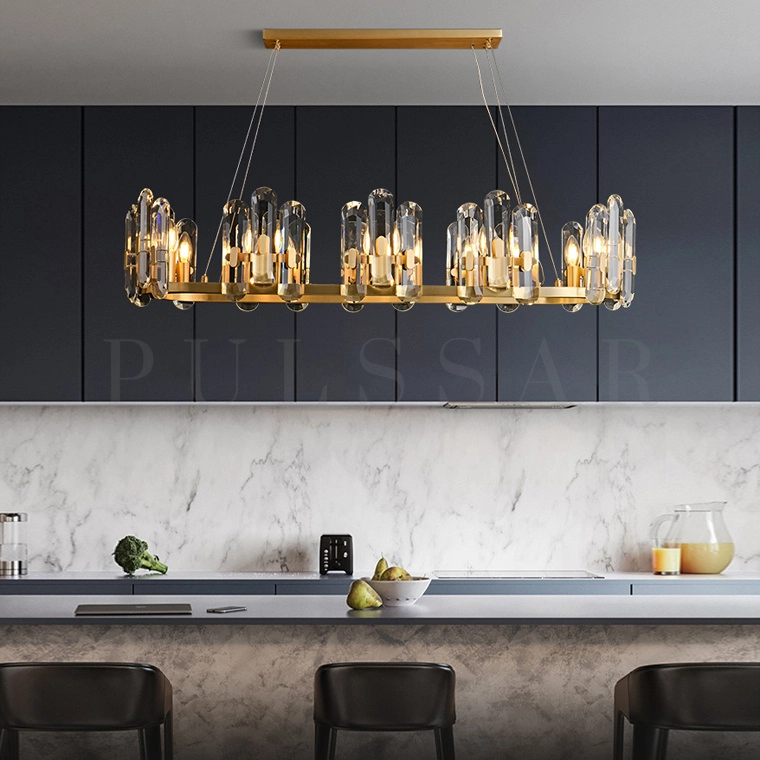 Реечная люстра WALLACE LONG