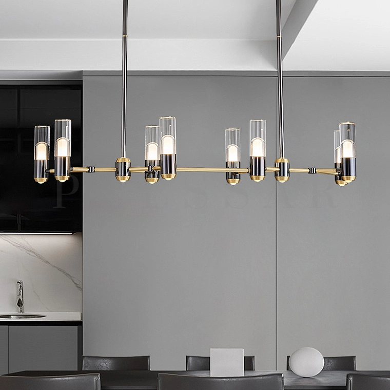 Реечная люстра BIRGEL LONG