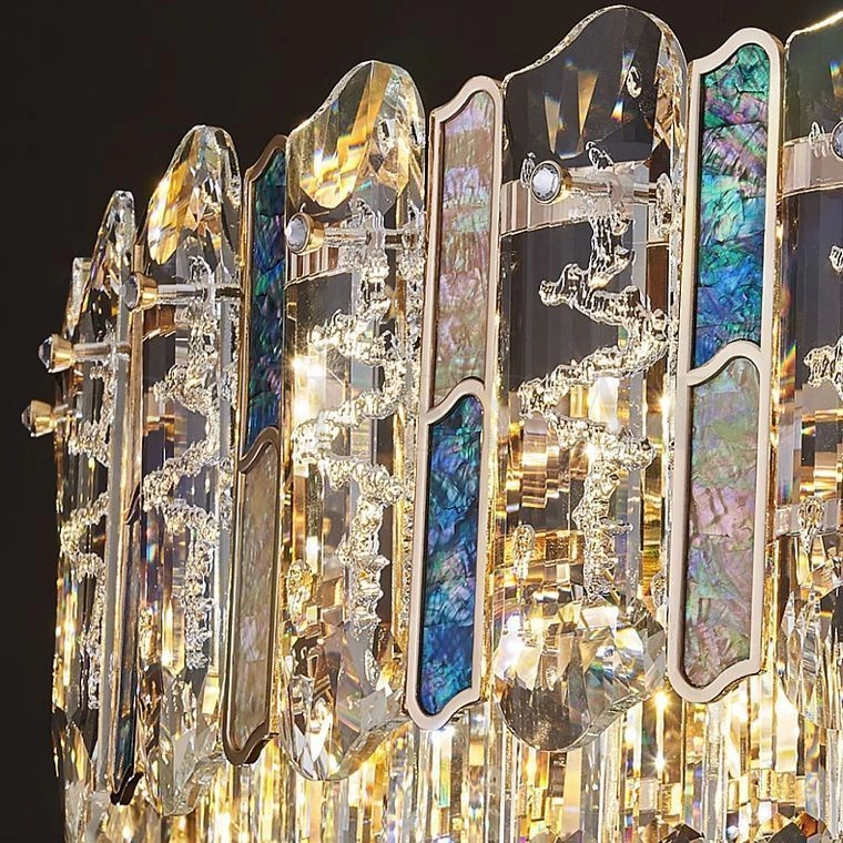 Реечная люстра IDERT LONG