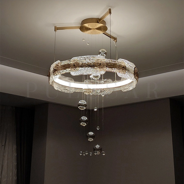 Кольцевая люстра BOLERO CH BUBBLE