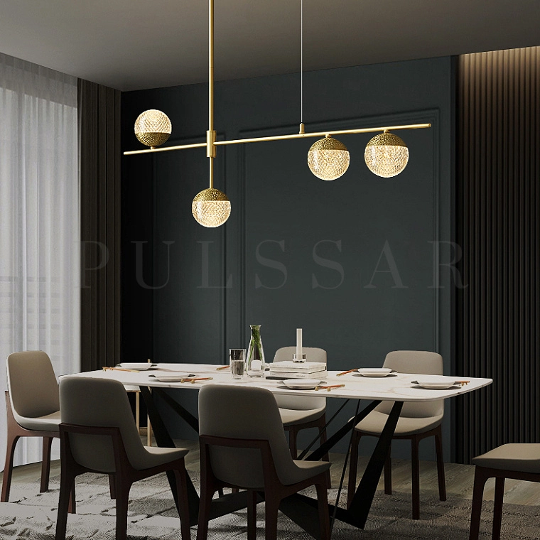 Реечная люстра MEDARD LONG