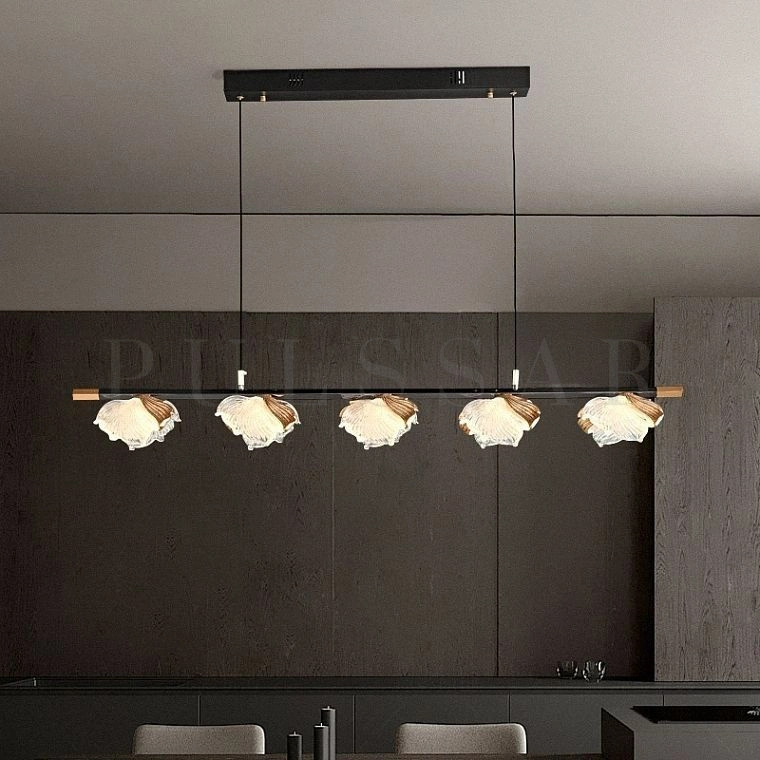 Реечная люстра AUBREY L