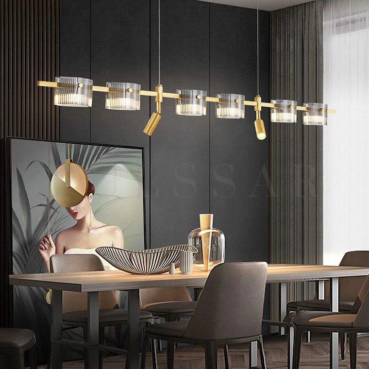 Реечная люстра NICOLETTA C LONG