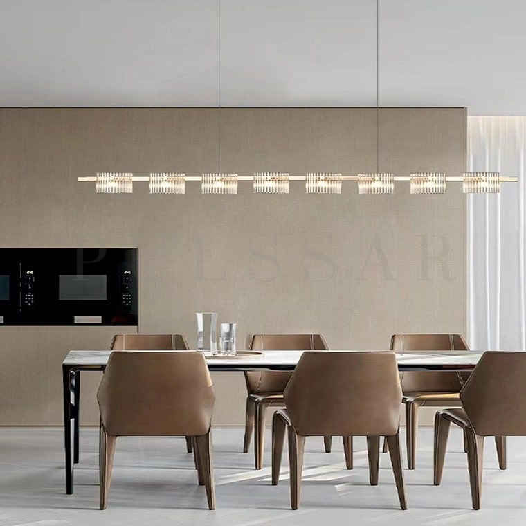 Реечная люстра NICOLETTA LONG