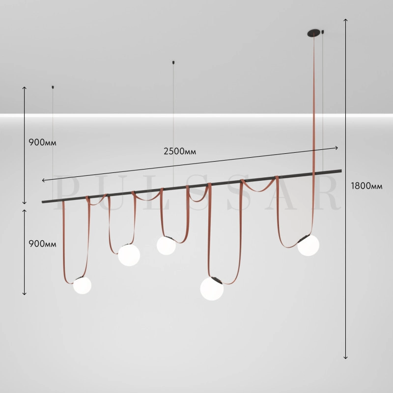 Комплект ременной трековой системы Belty DK55SET08-01-BR