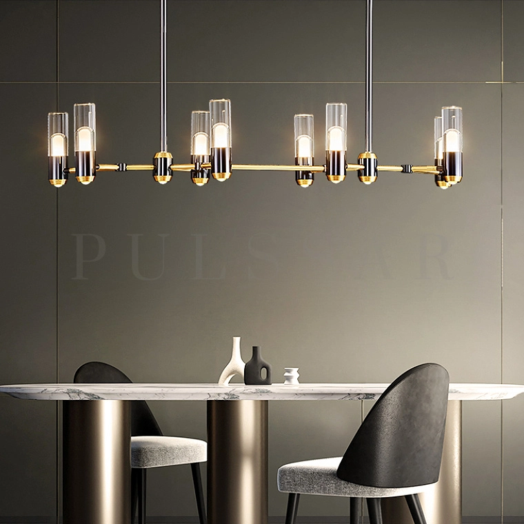 Реечная люстра BIRGEL LONG