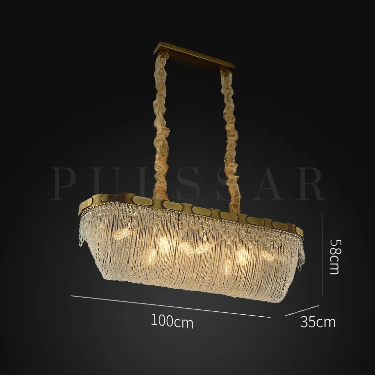 Реечная люстра OLIVIA L