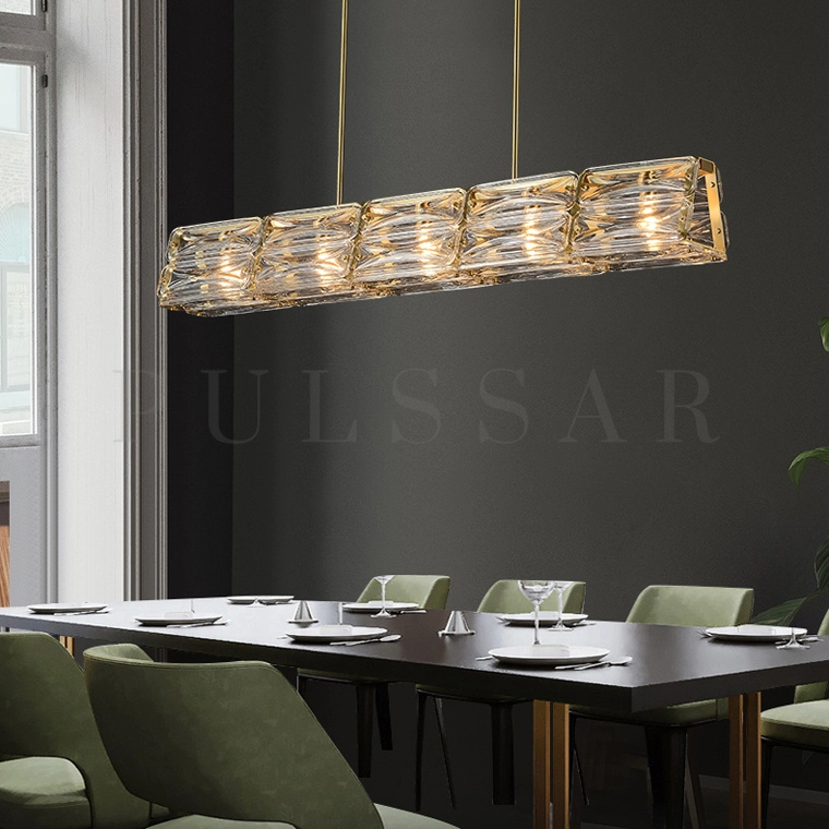 Реечная люстра SARIA LONG