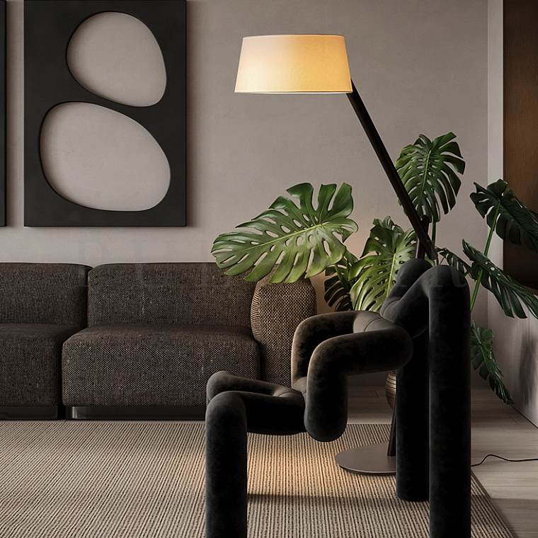 Торшер CRANE WOOD