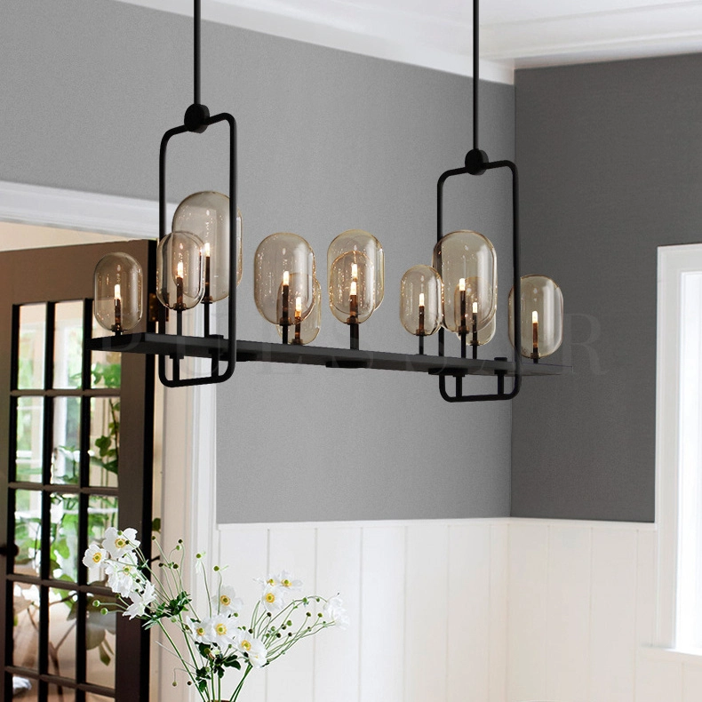 Реечная люстра CANDLE 2