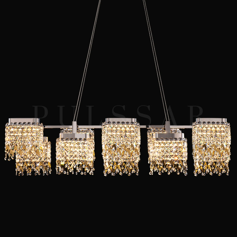 Реечная люстра FORSETE LONG