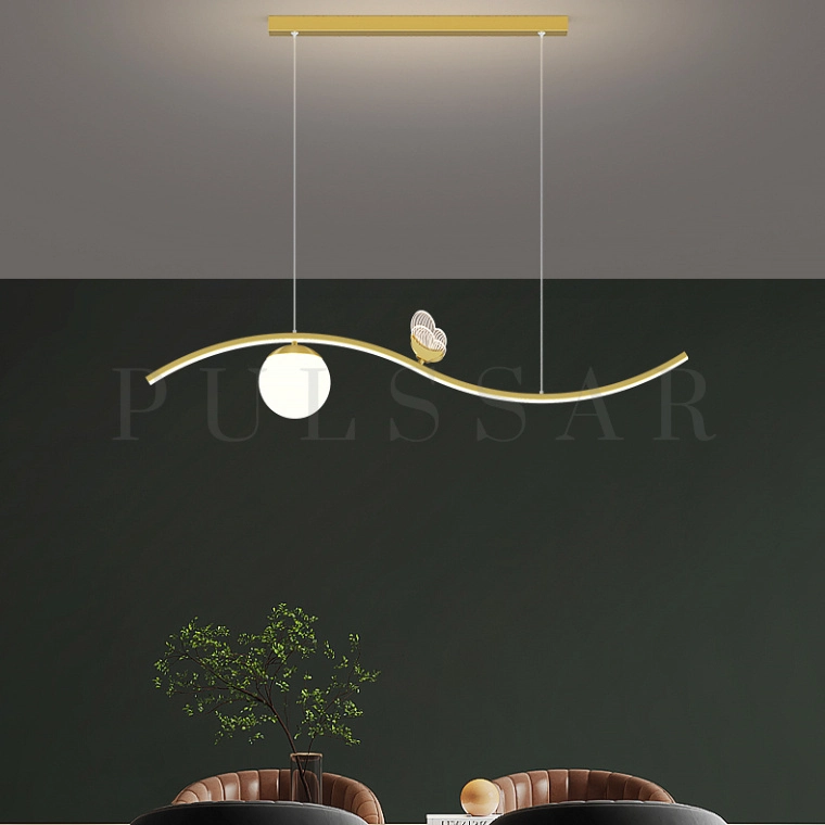 Реечная люстра BABETTA WAVE