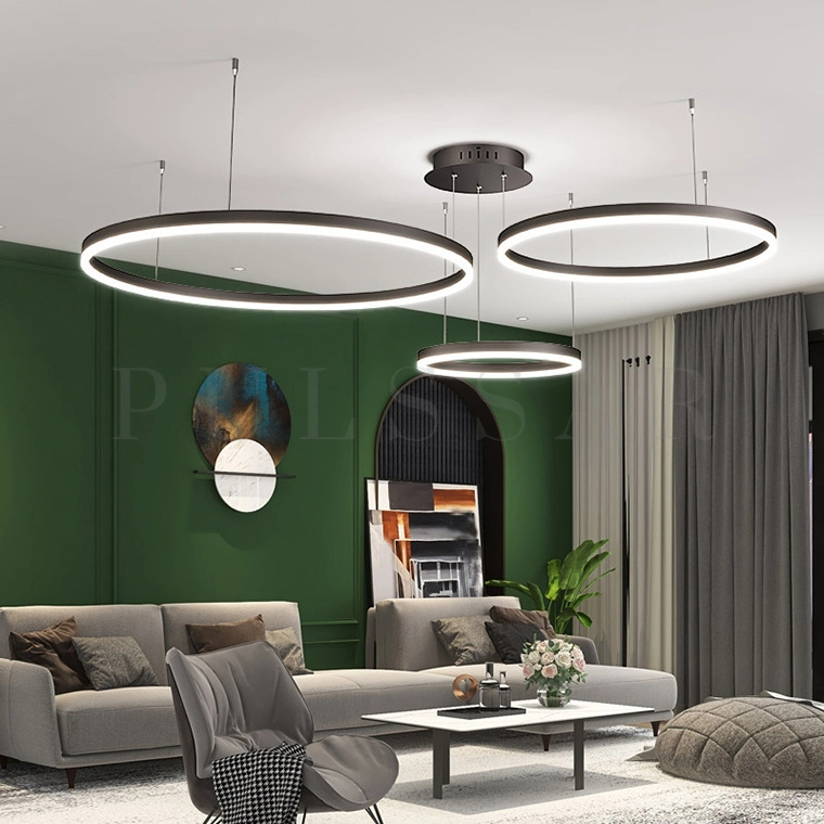 Кольцевая люстра CRUISE BLACK LITE