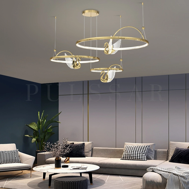 Кольцевая люстра BIRDIE LUX