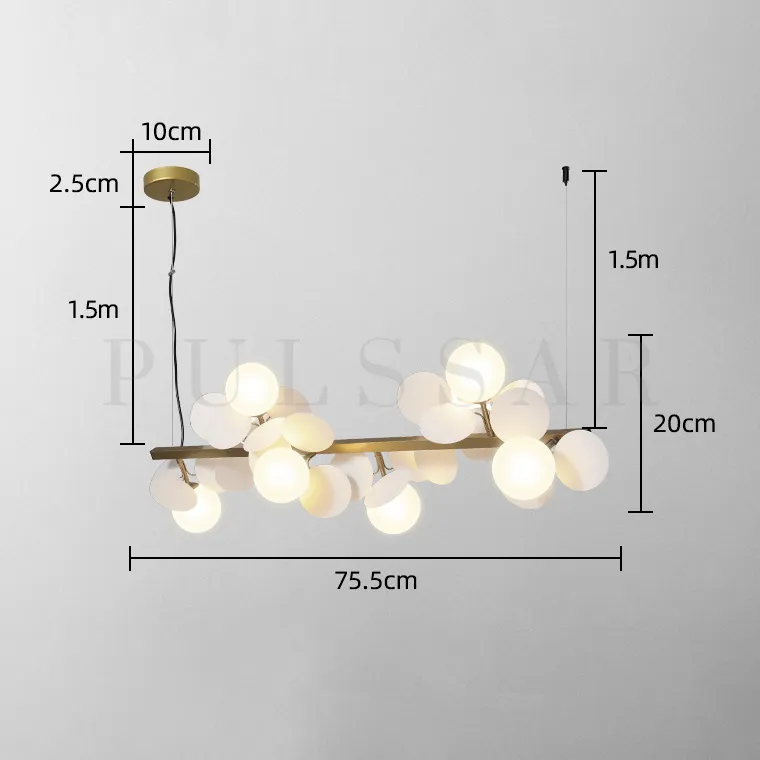 Реечная люстра MATISSE L SELF