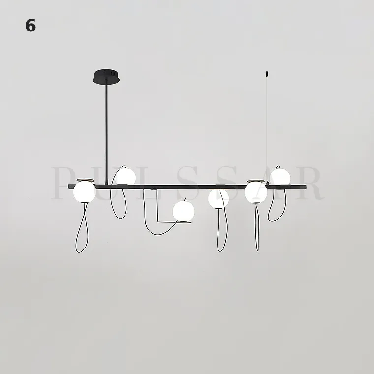 Реечная люстра HAUKUR LONG